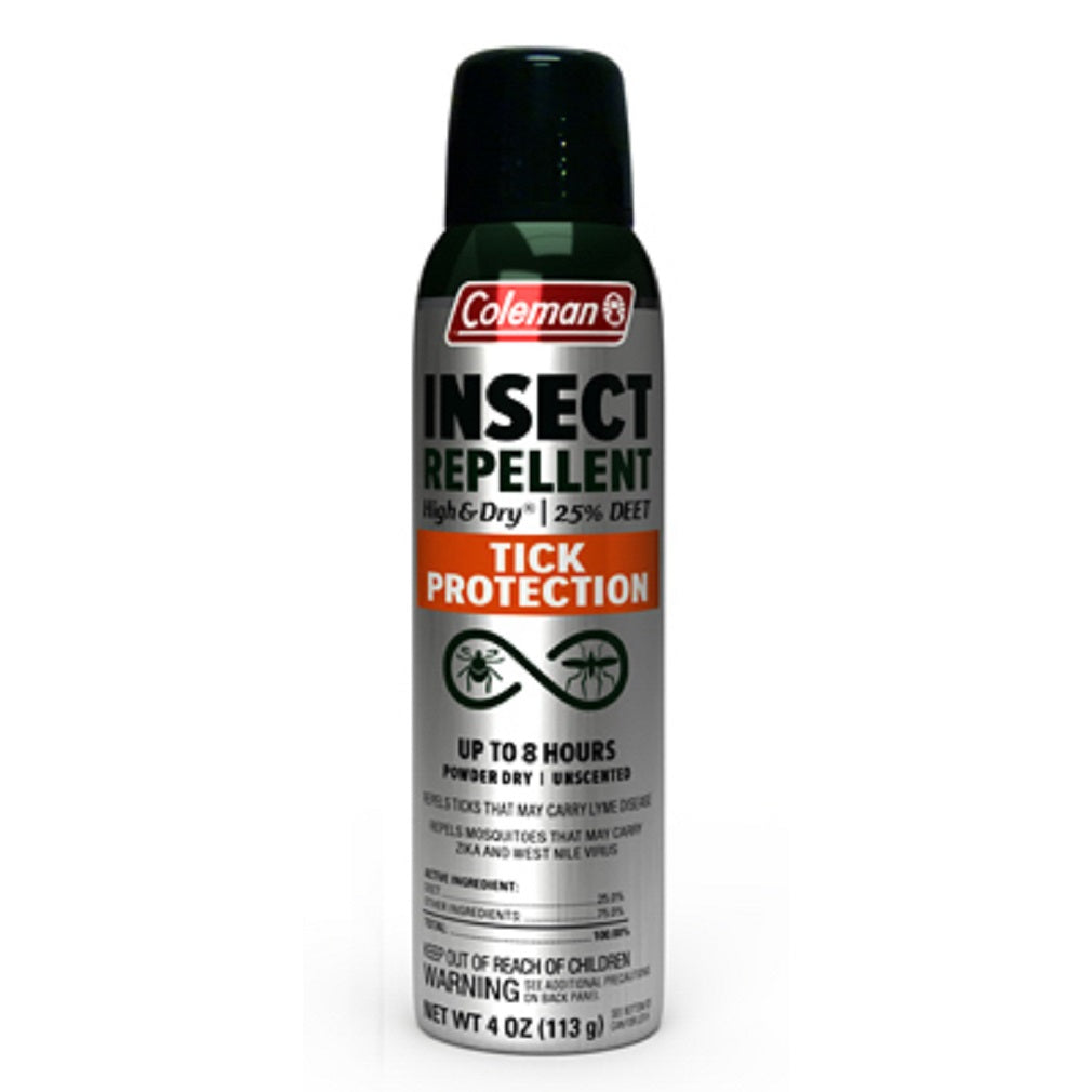 Coleman High & Dry Tick & Insect Spray Repellent, 4-oz