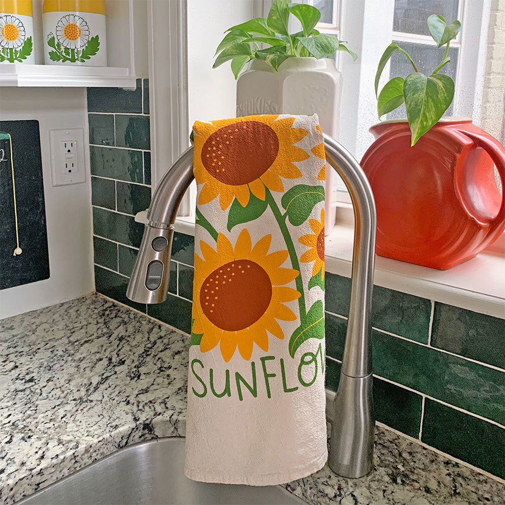 Sunflowers Dish Towel