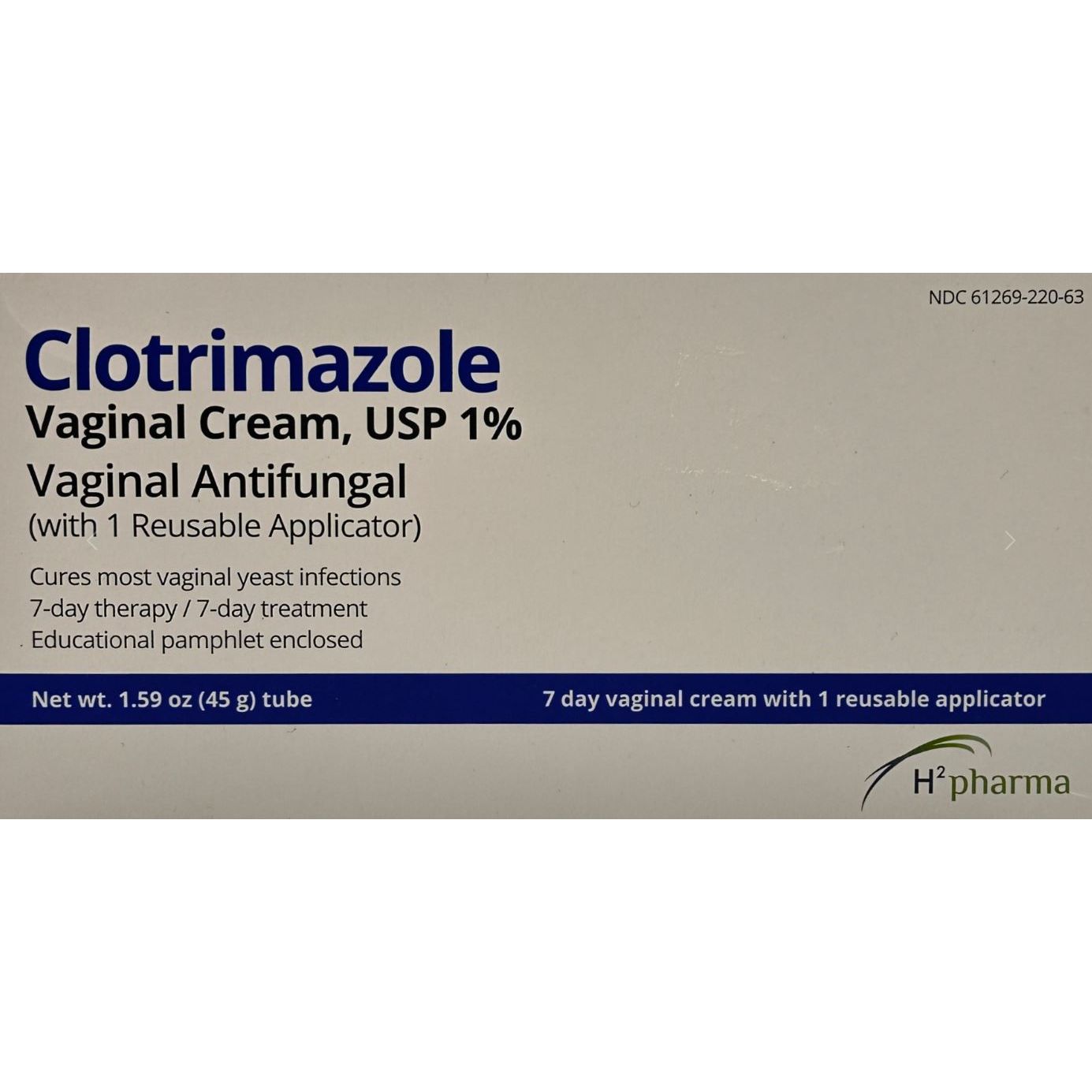 Taro Clotrimazole Vaginal Antifungal Cream, 45 Grams