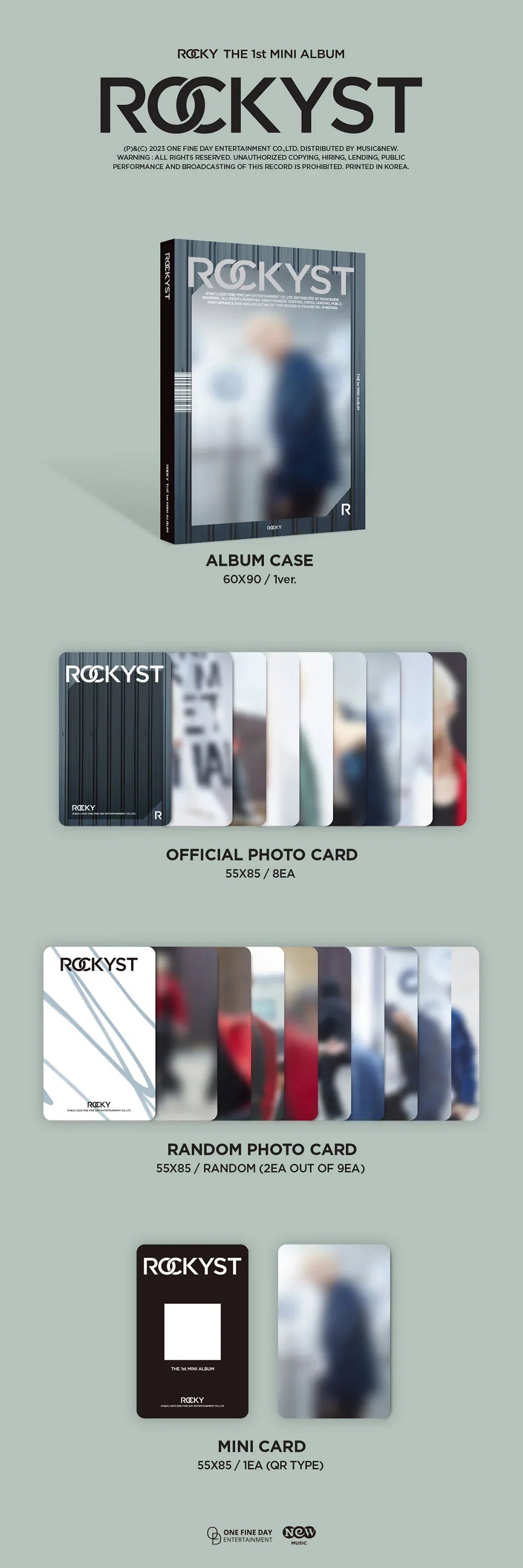 Rocky 1st Mini Album - Rockyst - Osadia Concept Store