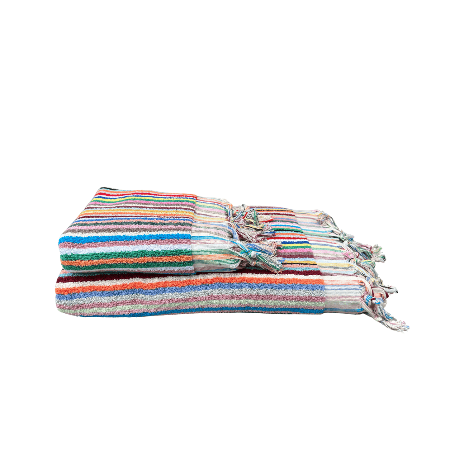 Striped Terry Towel Set