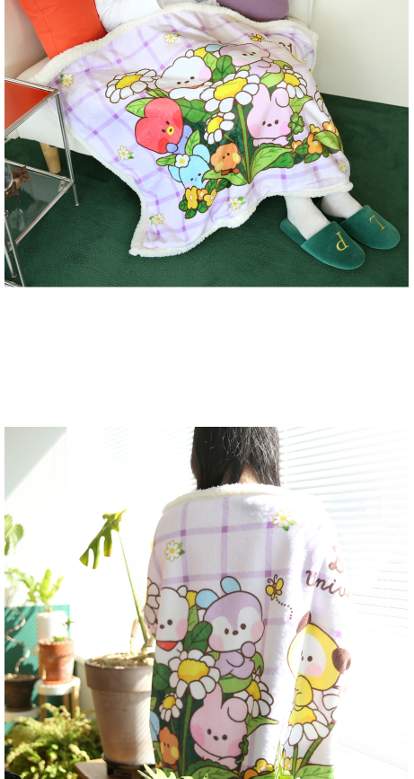 BT21 Minini Flower Blanket