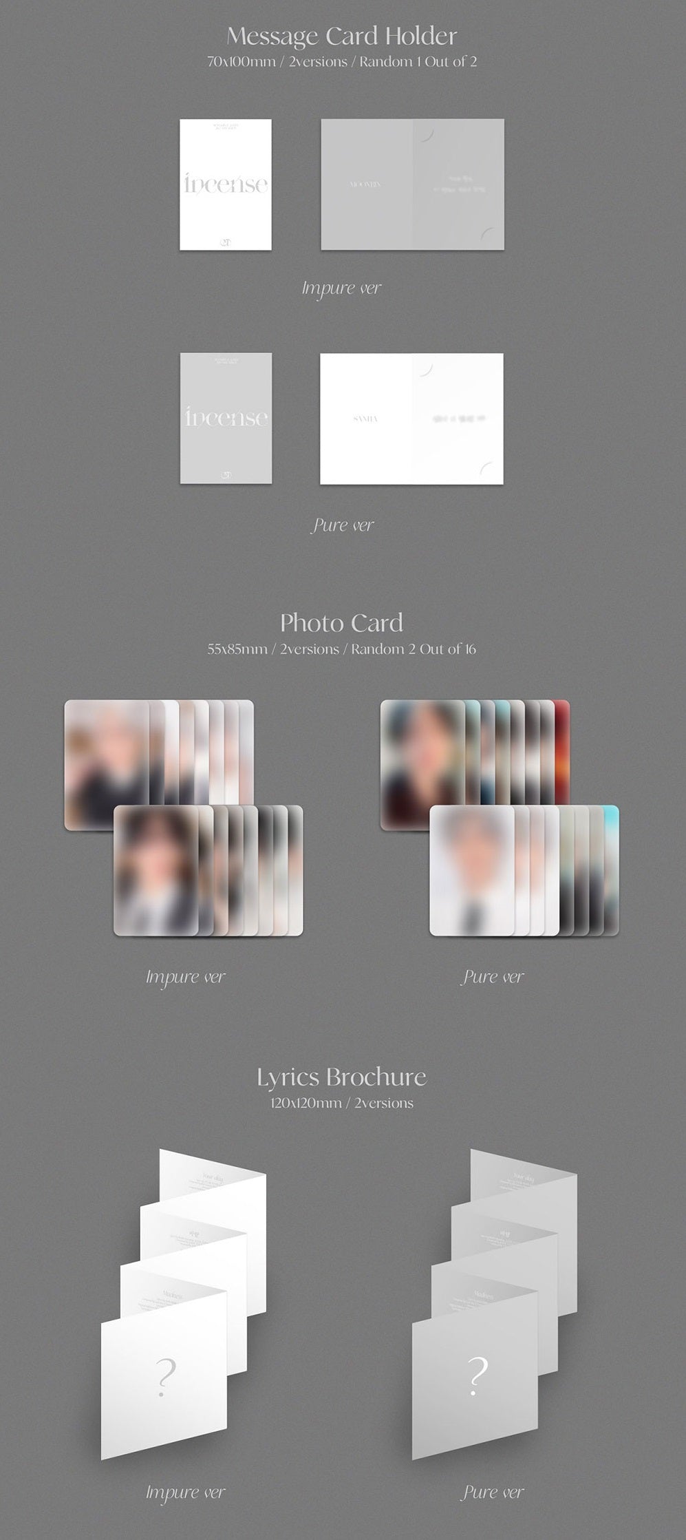 Astro Moonbin And Sanha 3rd Album - Incense