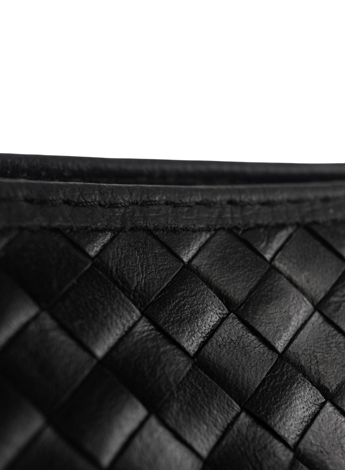 Woven Leather Shoulder Bag