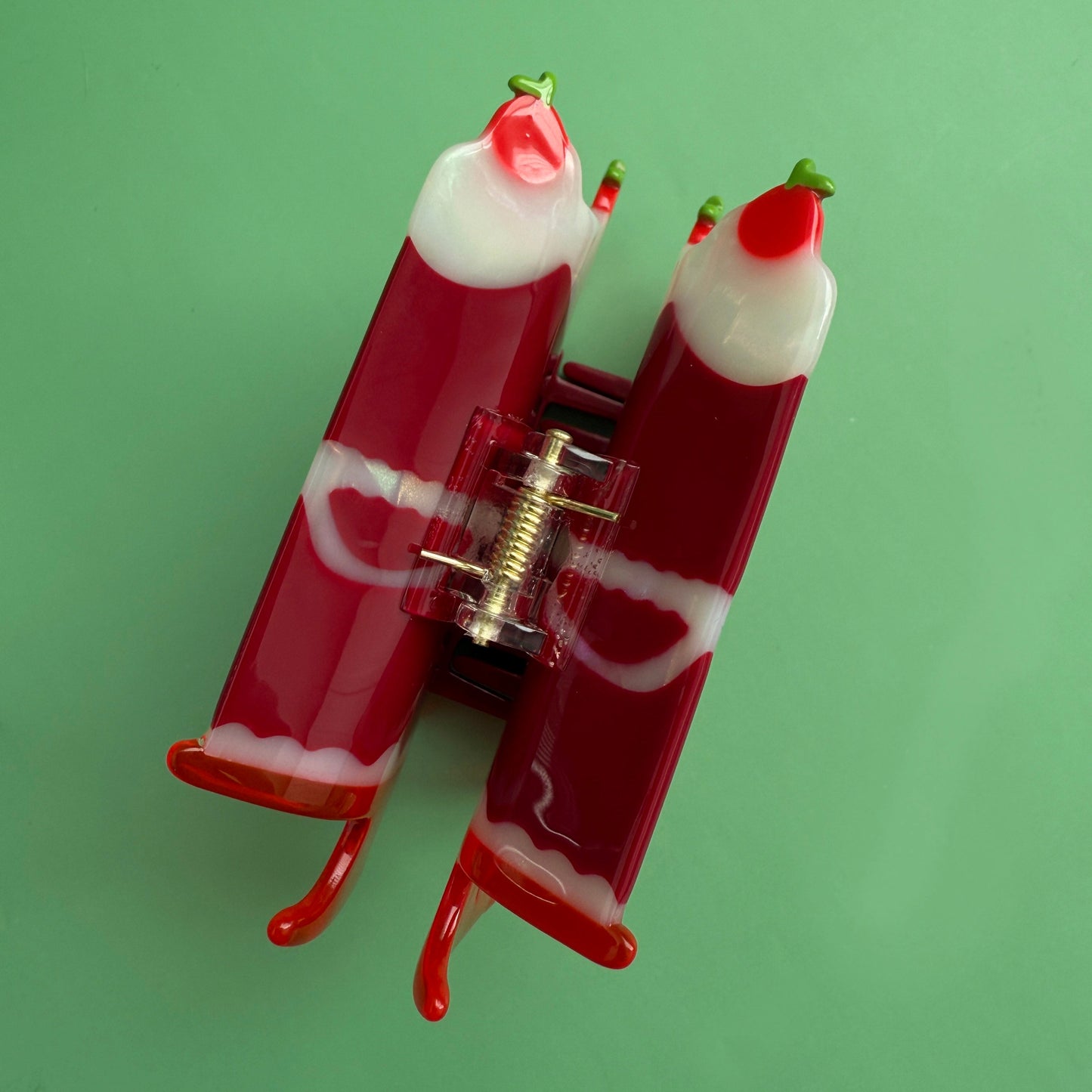 Quinceanera Dark Cherry Cake Hair Claw - Osadia Concept Store