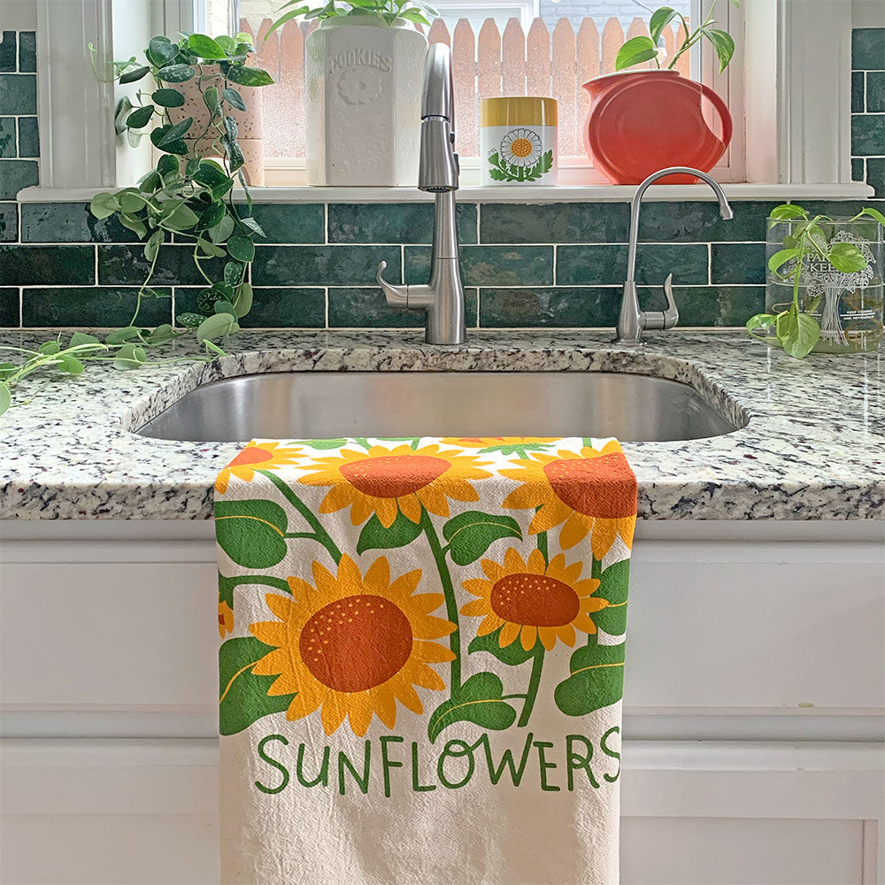 Sunflowers Dish Towel
