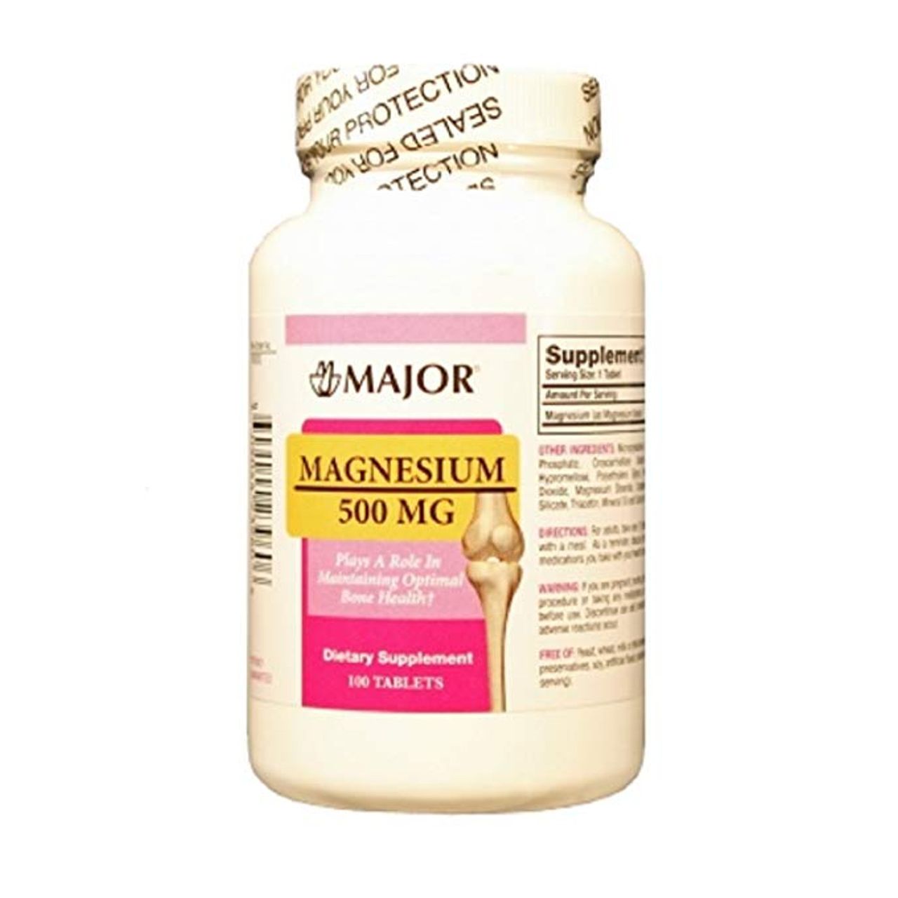 Major Magnesium Oxide High Potency 500 Mg