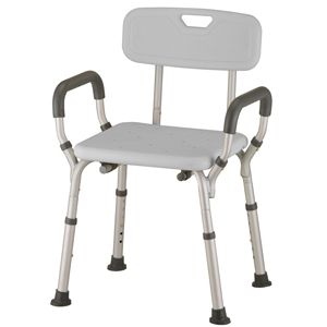Nova BATH BENCH WITH BACK AND ARMS (Retail Packaged) (300 Lbs Capacity)