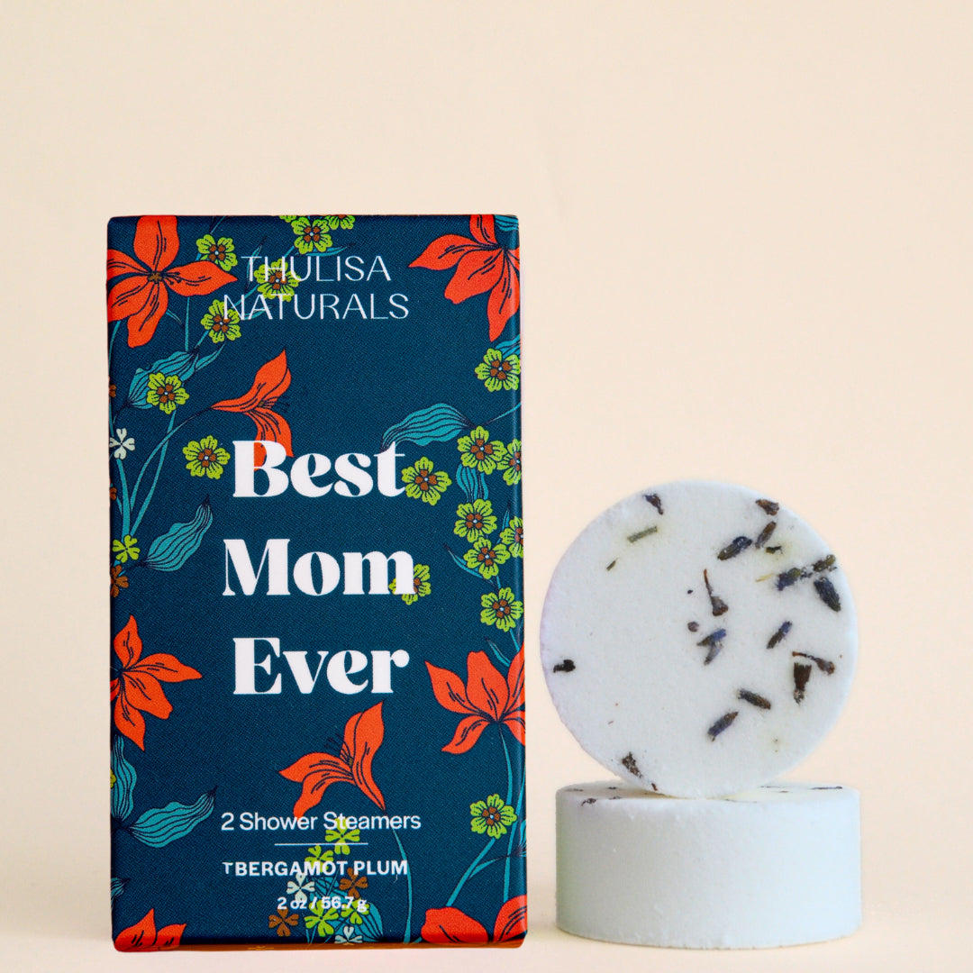 Bergamot Plum Best Mom Ever Shower Steamers 2 pack