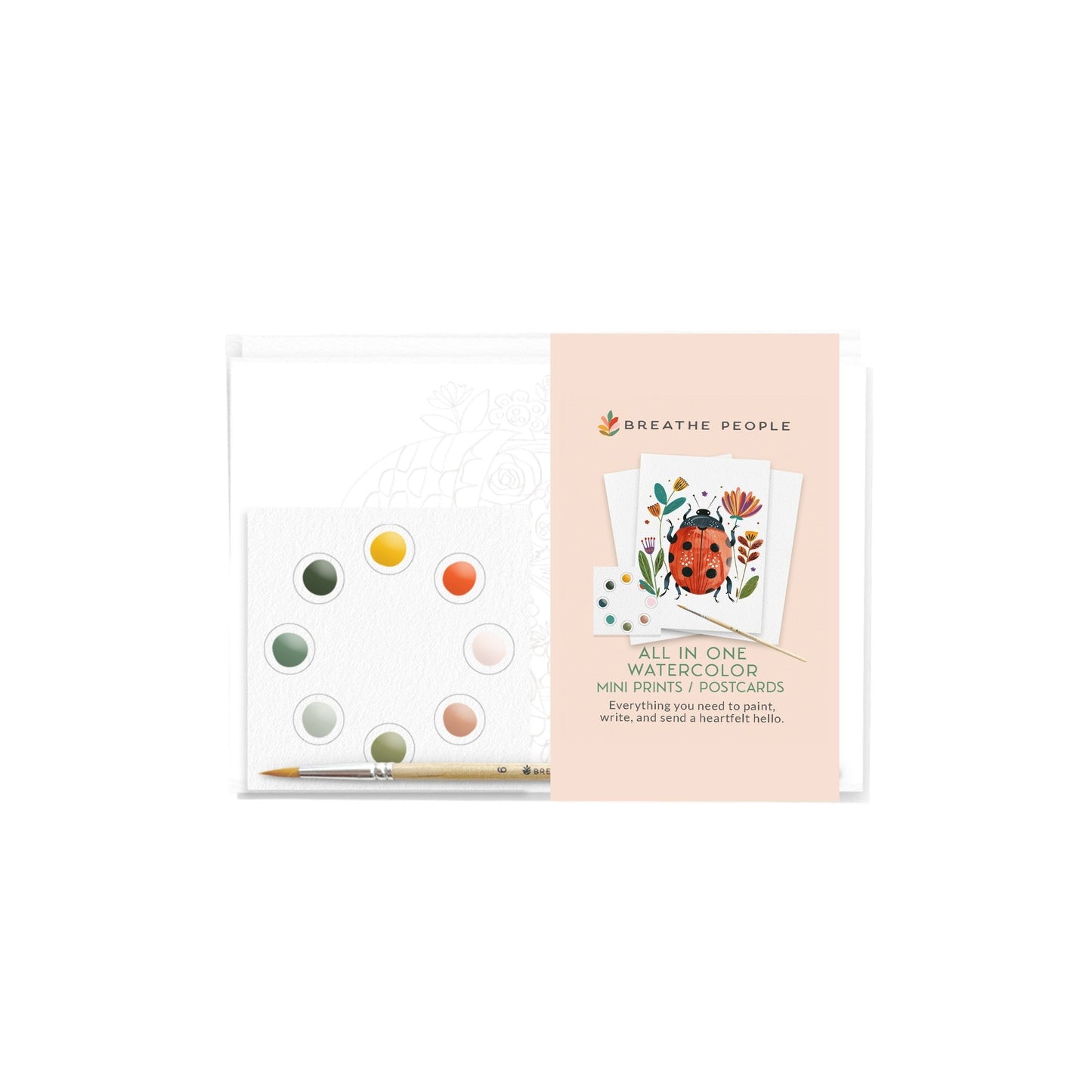 Holiday Festivities: All-in-One Watercolor Art Prints + Postcards