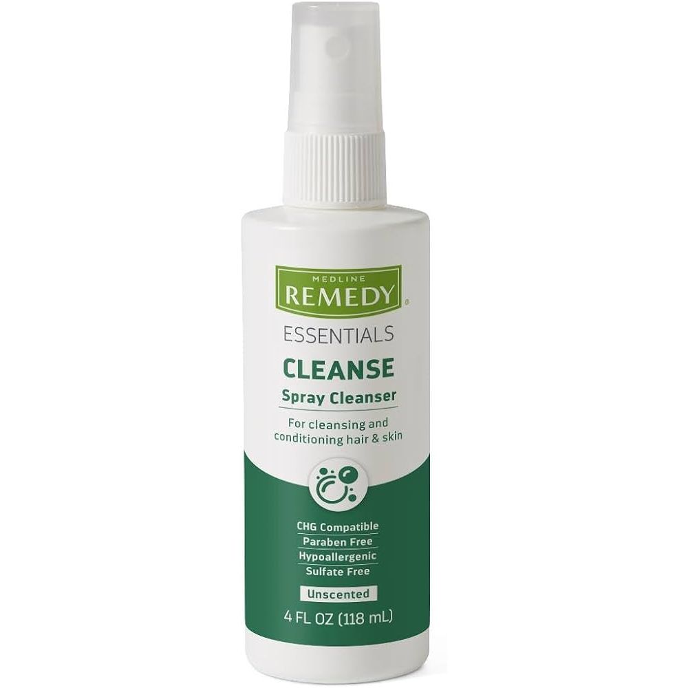 Medline Remedy No-Rinse Cleanser Spray, 8 oz. (Medical Grade)