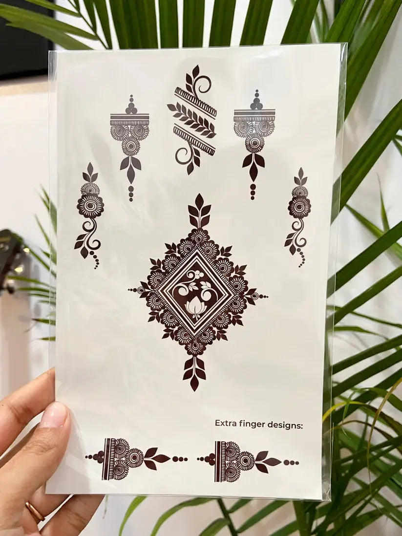 Heeray Henna Inspired Temporary Tattoos