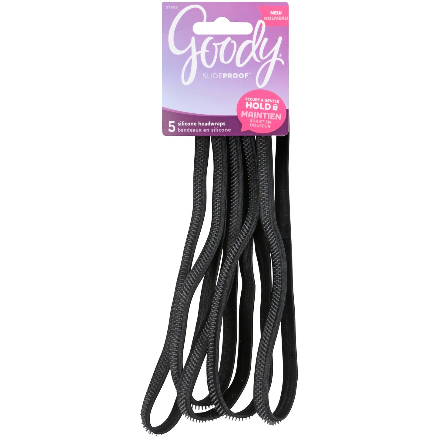 Goody Slideproof Thin Headbands - 5ct