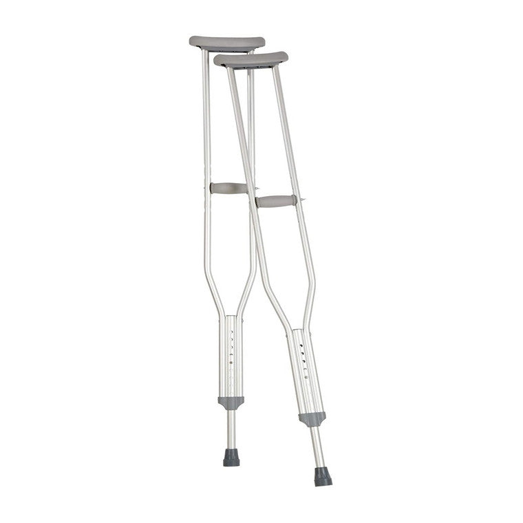 Carex Tall Push Button Aluminum Crutches
