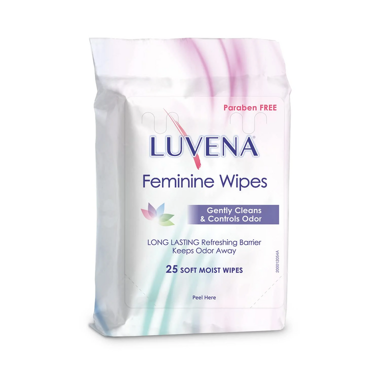 Luvena Intimacy Anti-Itch Medicated Feminine Wipes, Resealable Pack