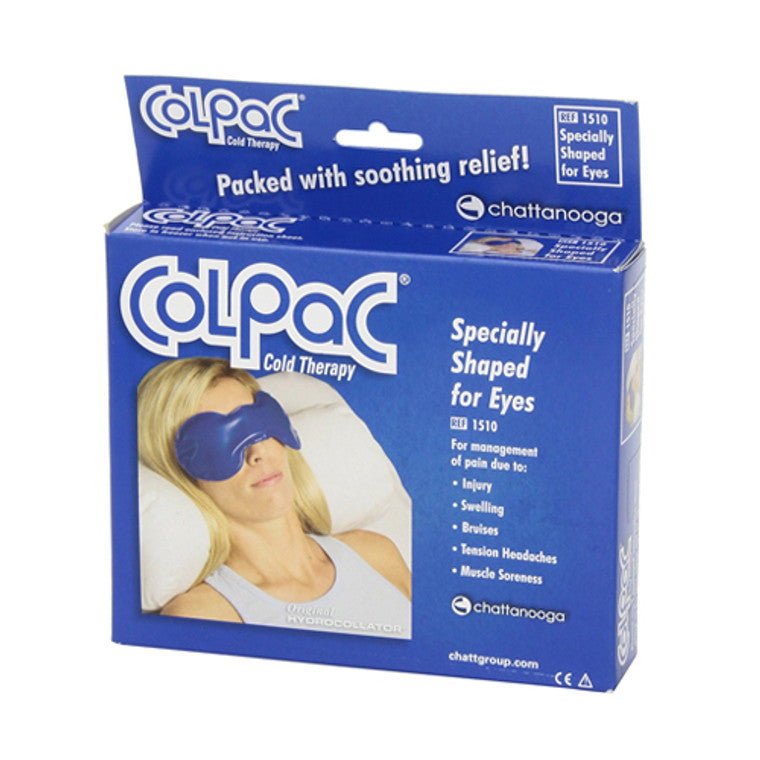 Chattanooga ColPaC\xc2\xae Blue Vinyl Cold Pack - Eye Size - 3 X 8