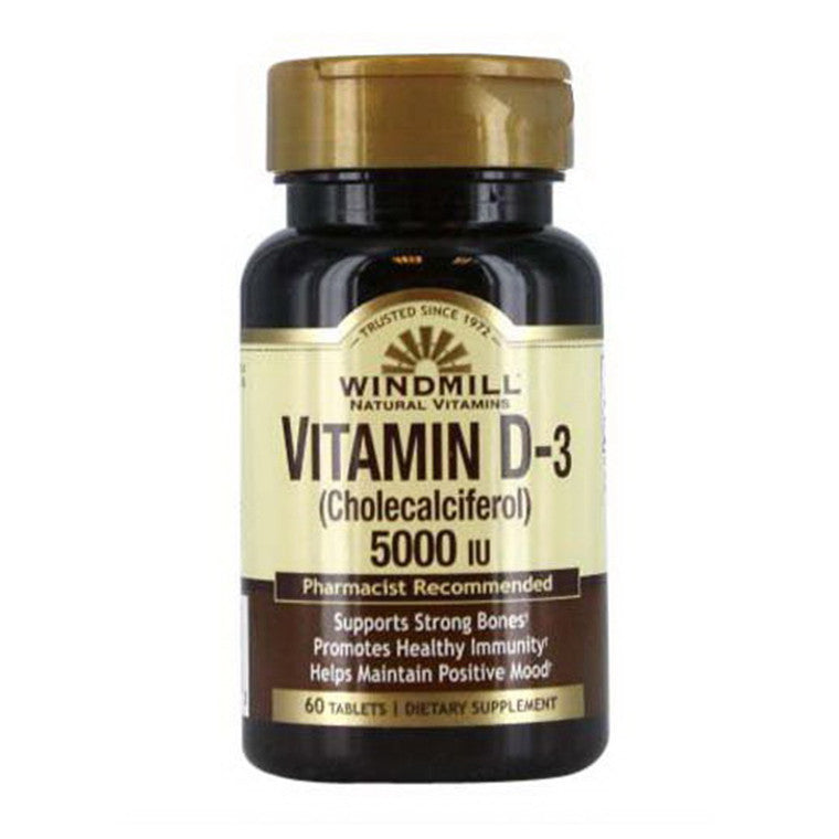 Windmill Vitamin D-3 5000 Iu Tablets