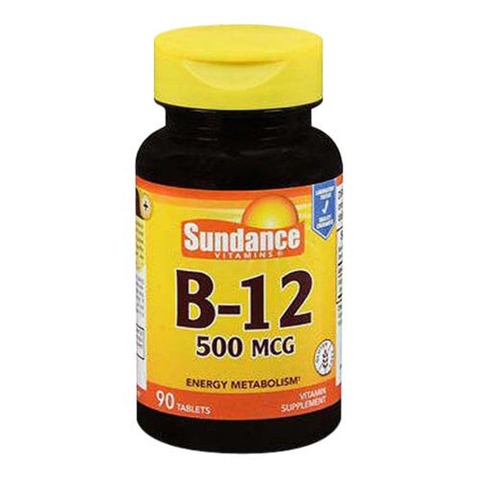 Sundance Vitamins B-12 Energy Metabolism 500 Mcg Tablets