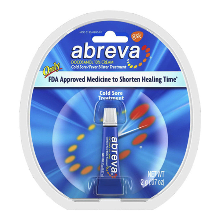 Abreva Cold Sore/Fever Blister Treatment.07-Ounce Tube