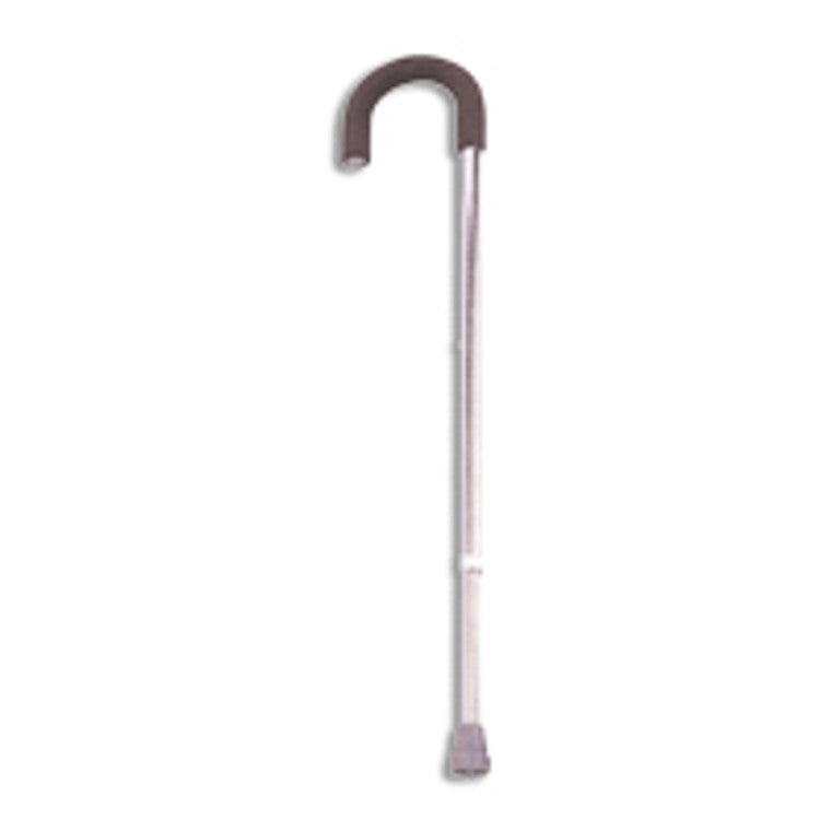 Graham Field Canes Cane Adjustable Round Handle Sliver