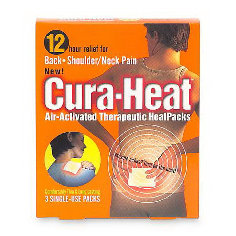Cura Heat Therapy Patches For Neck Shoulder & Back