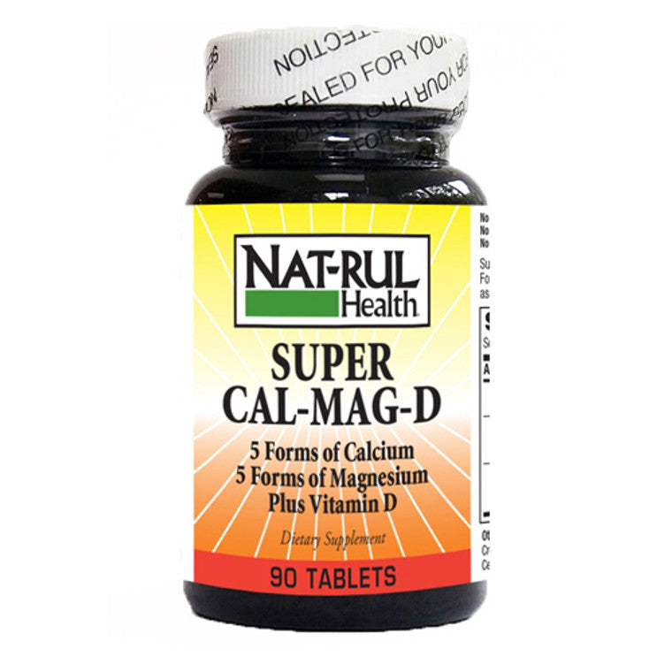 Natrul Health Super Cal-Mag - D Calcium Supplement Tablets