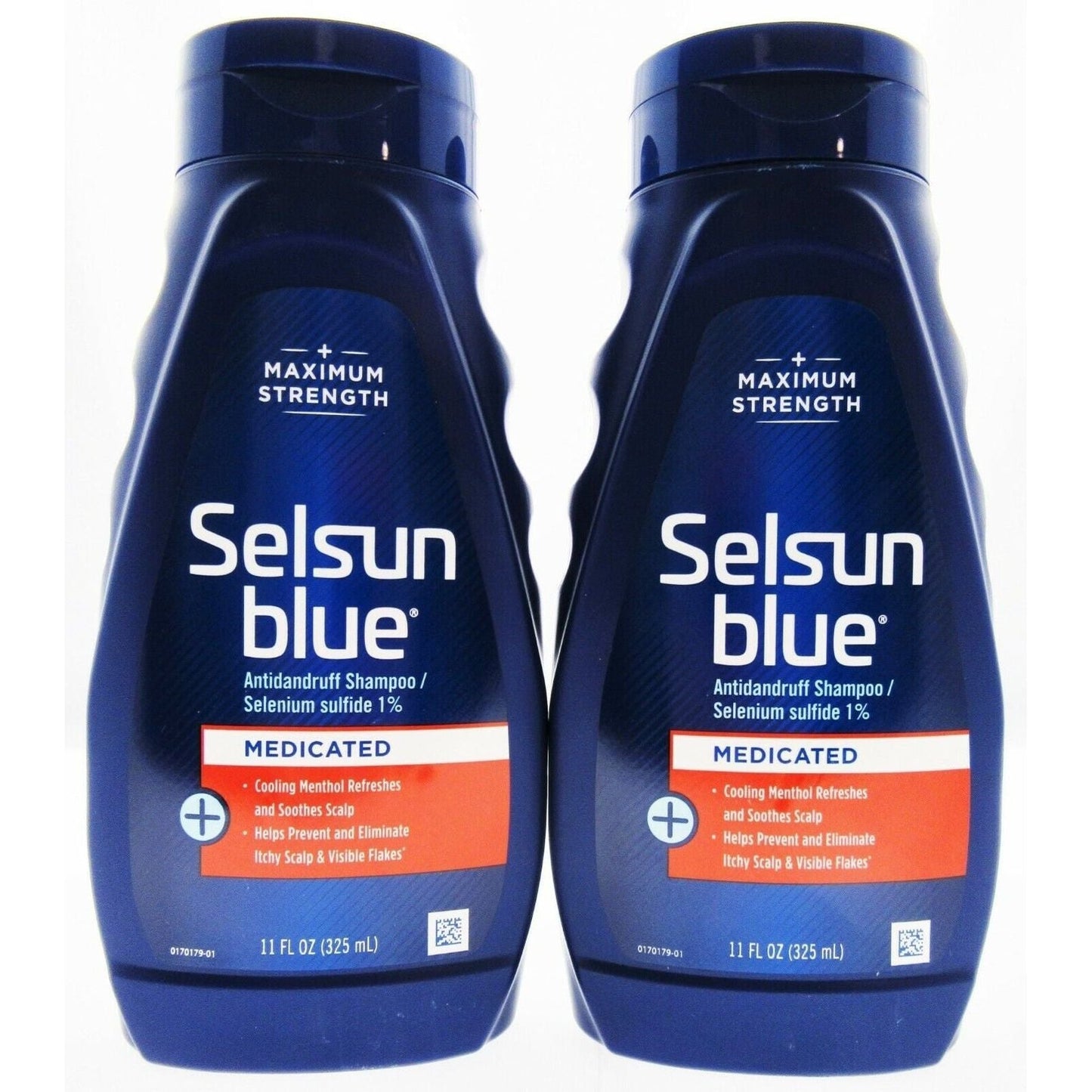 Selsun Blue Antidandruff Shampoo, Maximum Strength, Medicated 11 Fl Oz