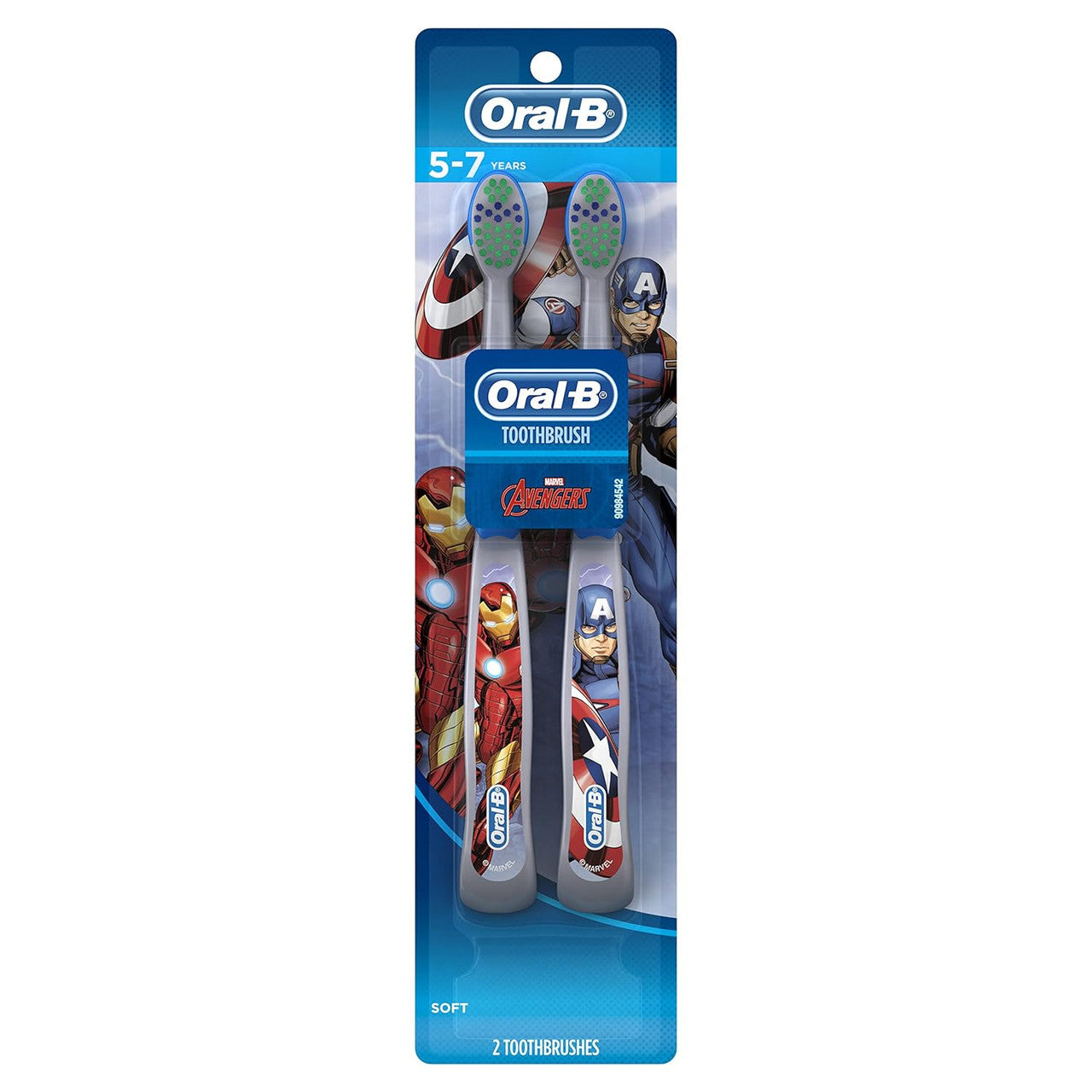 Oral-B Toothbrushes, Extra Soft, Marvel Spider Man, 3+ Yrs
