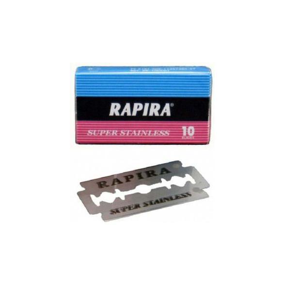 Rapira Classic Super Stainless Double Edge Razor Blades - 10 Pack