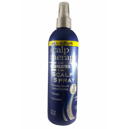 Sulfur 8 Medicated Dandruff Control Scalp Spray 12 Oz
