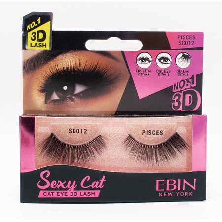 Ebin New York Sexy Cat Lash Pisces - False Eyelashes