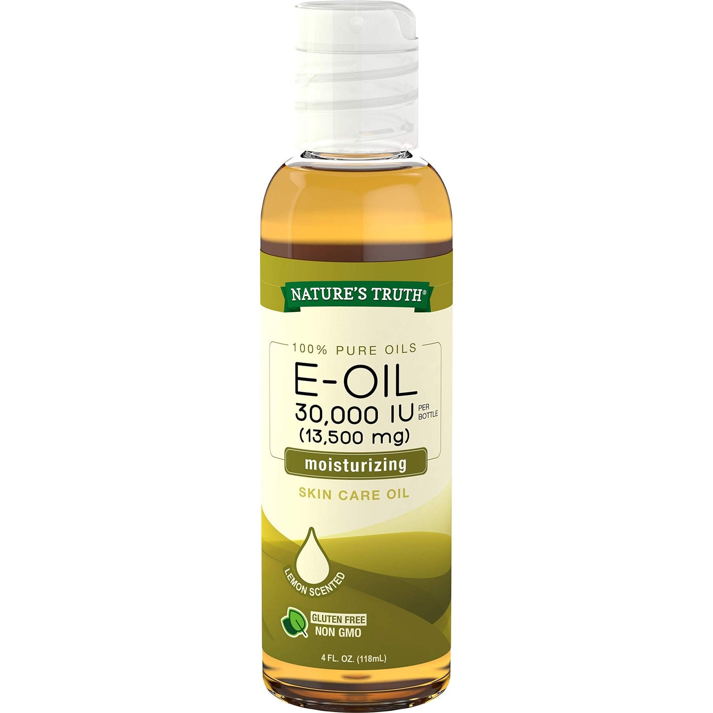 Nature's Truth E-Oil Skin Care Oil Lemon Scented, 30000 IU, 4 Oz - Osadia Concept Store