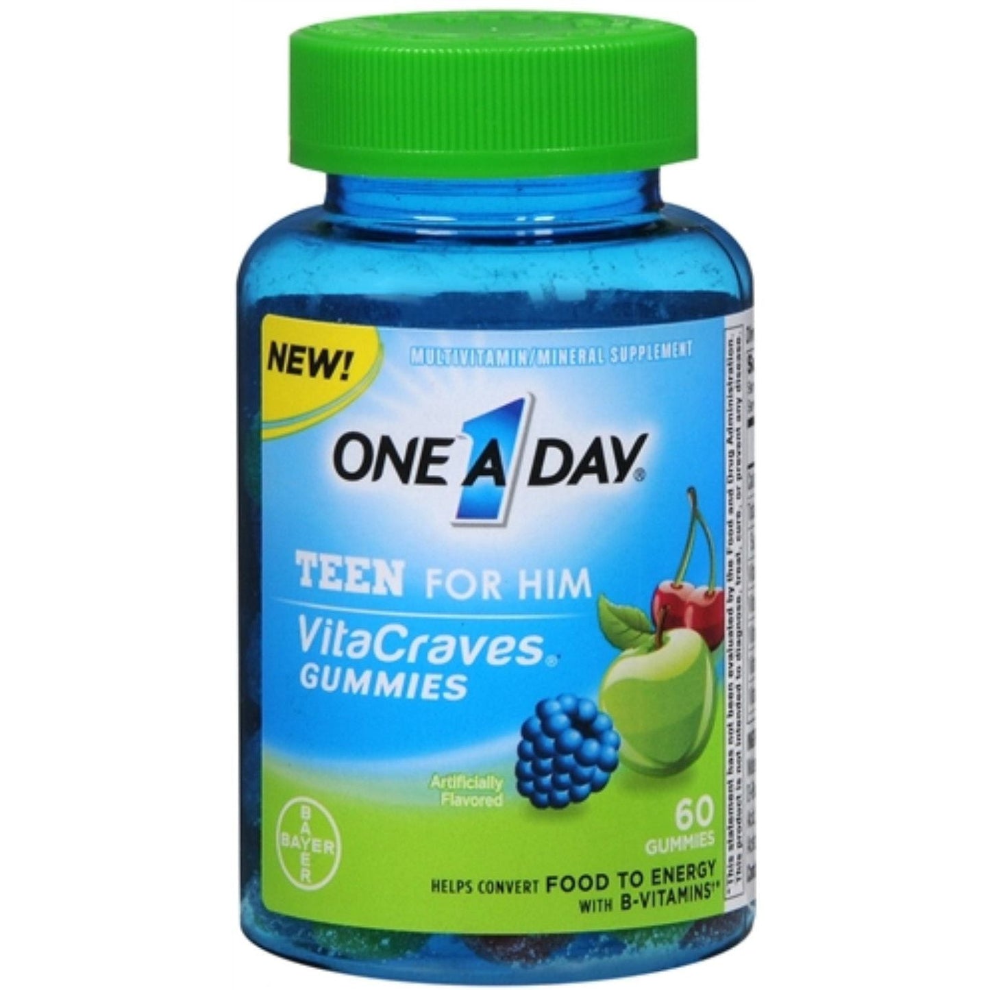 One A Day Multivitamin/Multimineral Supplement, For Him, Teen, Gummies