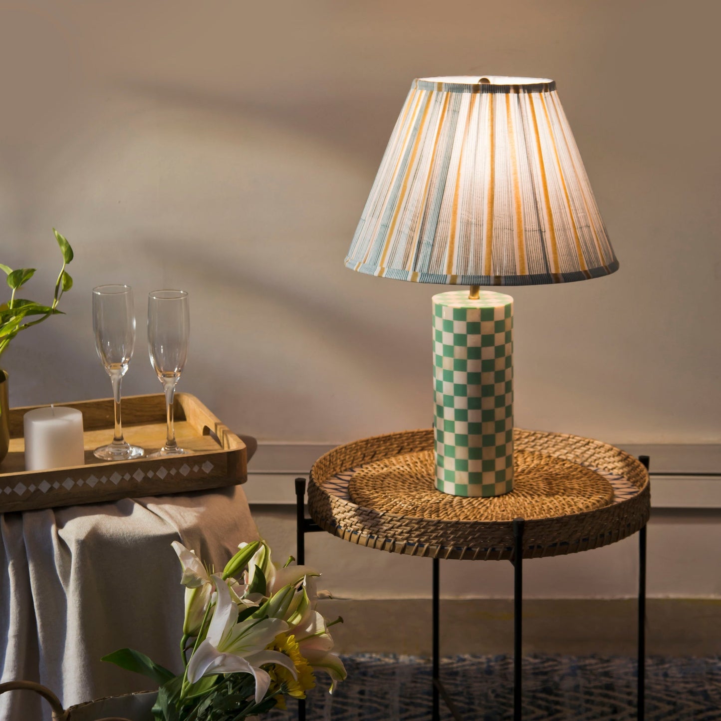 Sunny Stripes Lamp Shade