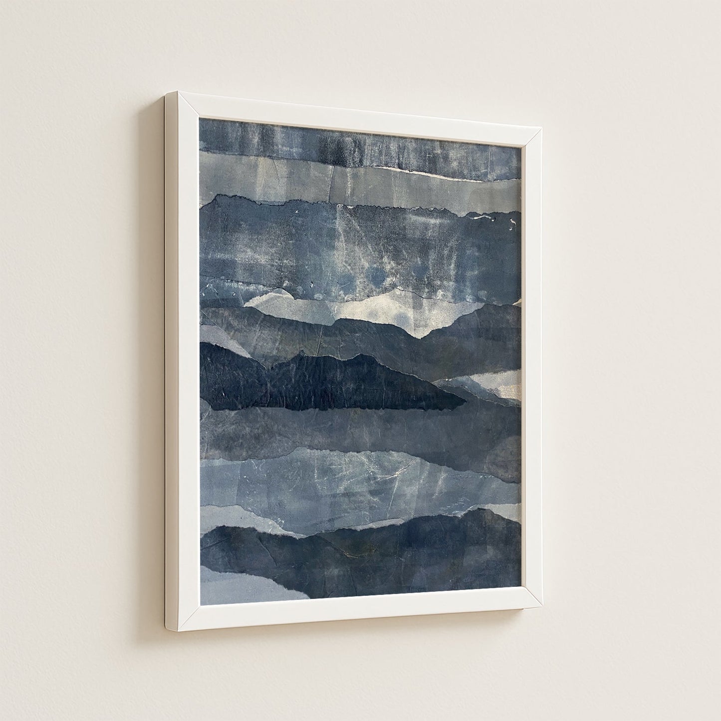 Blue Ridges Small Framed Print