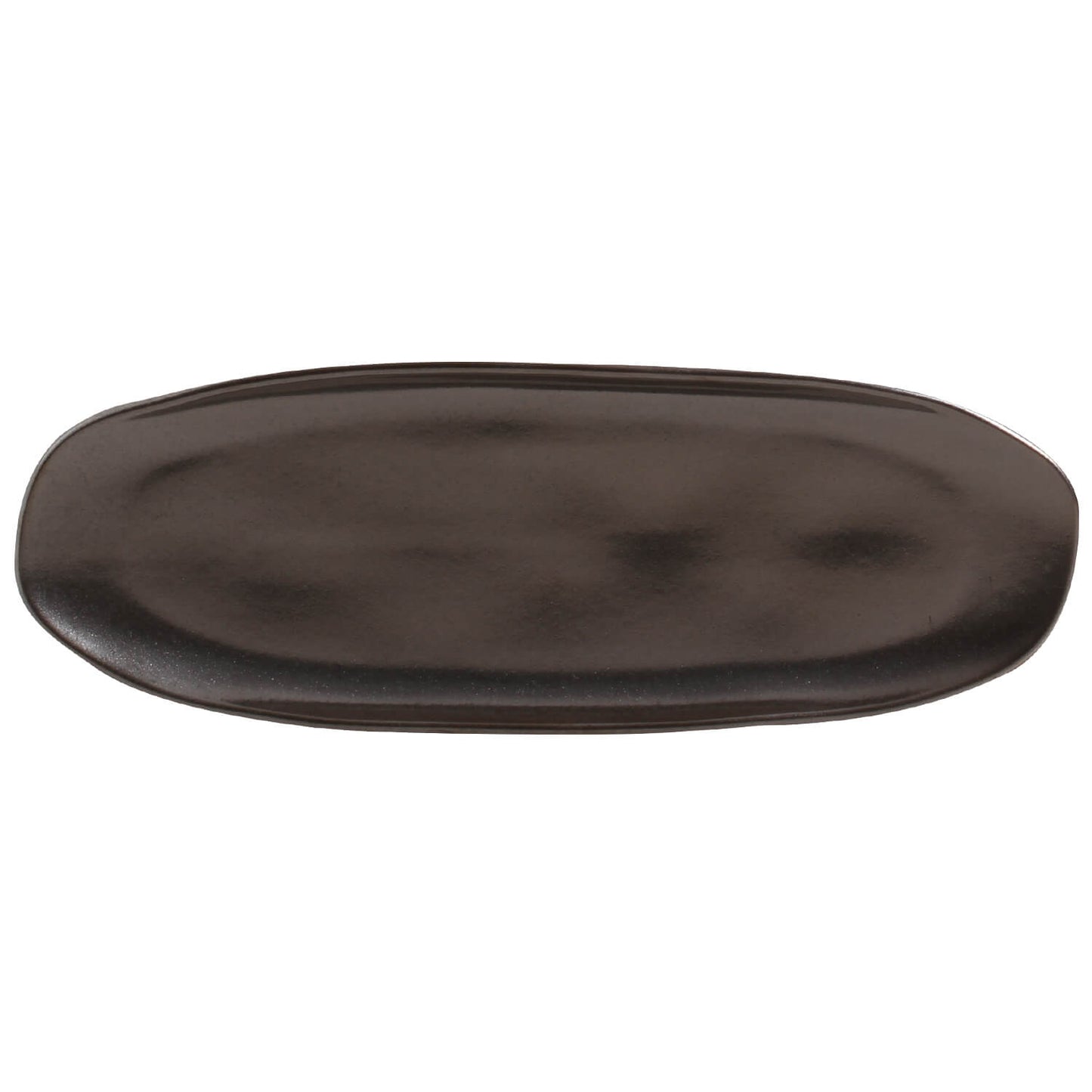 Shallow Organic Oval Platter Large Set of 4