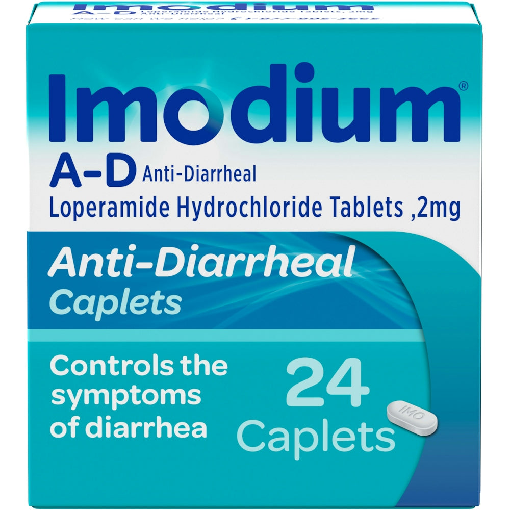Imodium Anti Diarrheal, 2 Mg, Caplets