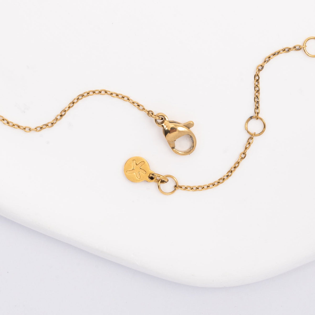 Brilliance V-Bar Chevron Zircon & Gold Necklace