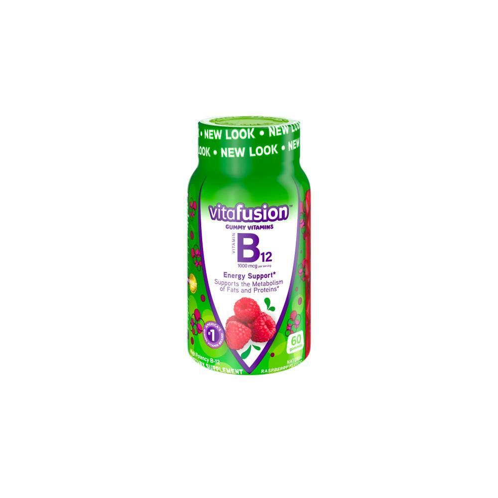 Vitafusion B-12 Energy Support Gummy Supplement Raspberry - 60ct - Osadia Concept Store