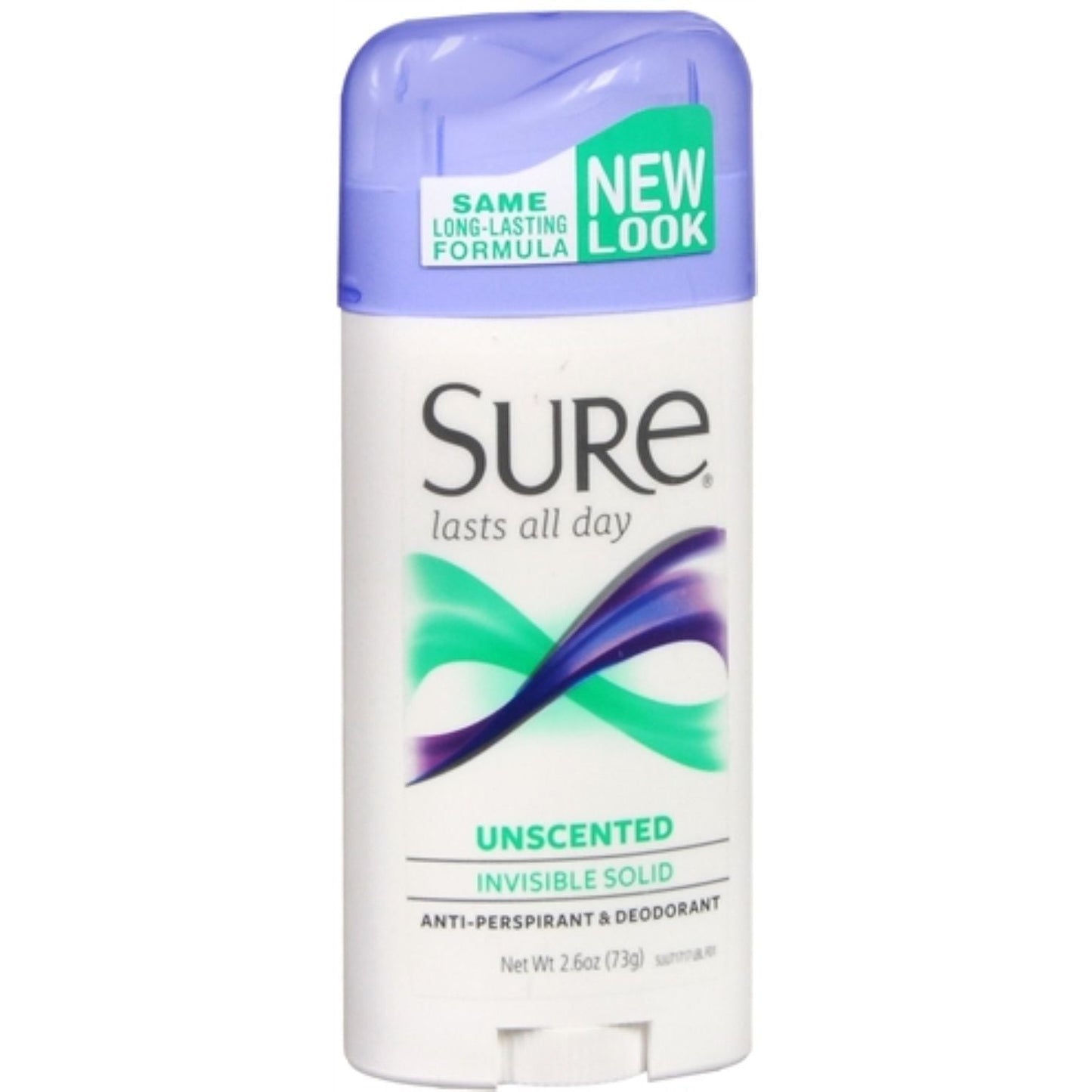Sure Invisible Solid Antiperspirant Deodorant Unscented 1.6 Oz