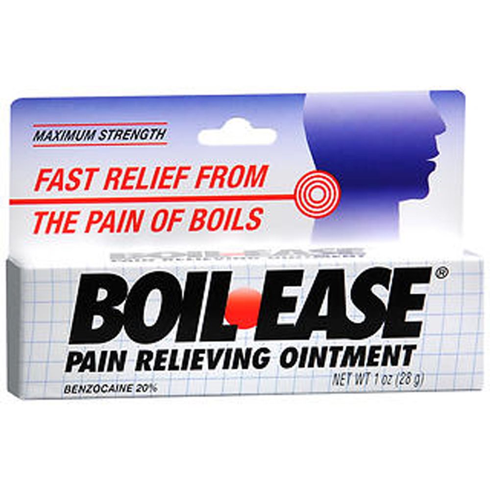 Boil-Ease Pain Relieving Ointment, Maximum Strength 1 Oz