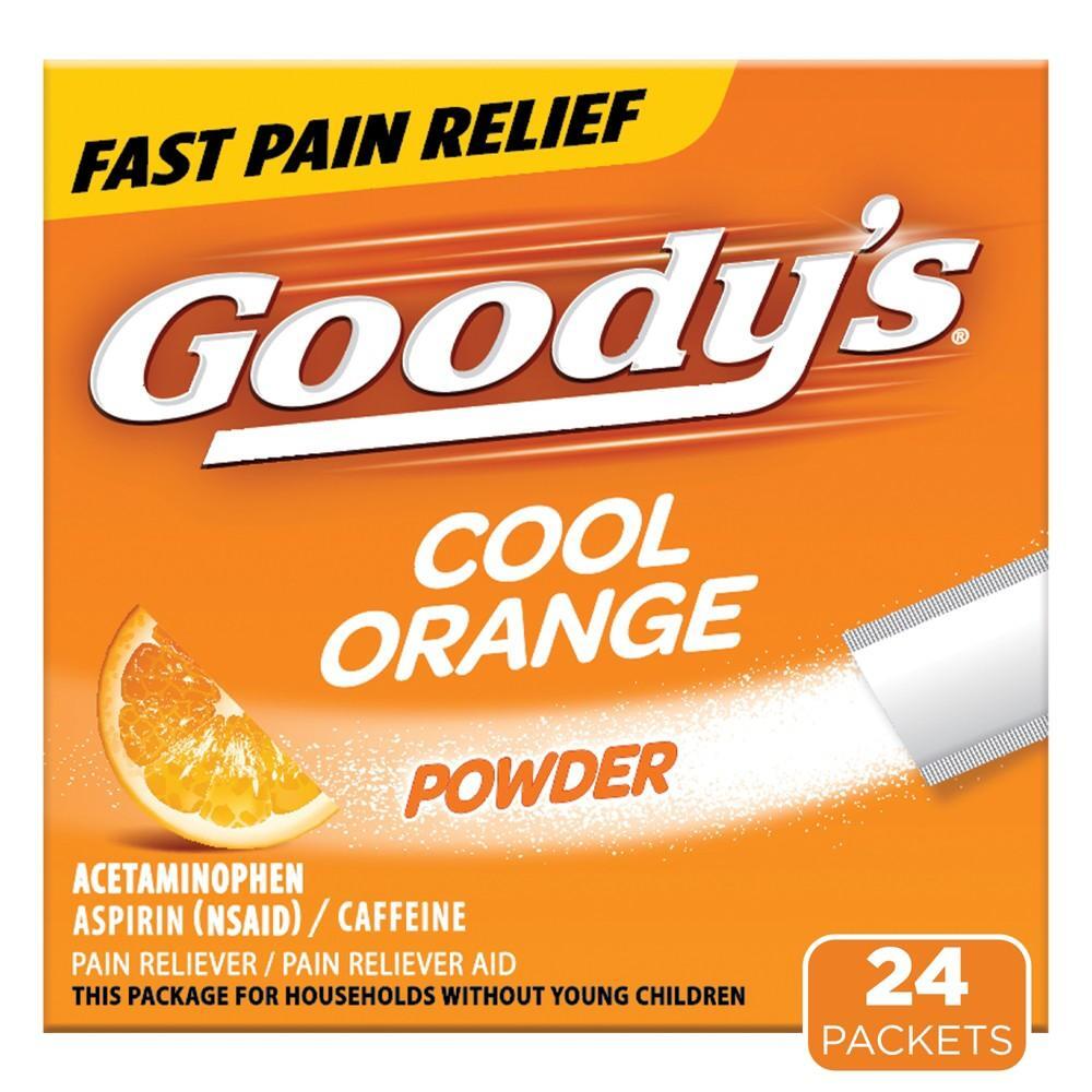 Goody's Powder Packs Extra Strength Cool Orange Headache Powders