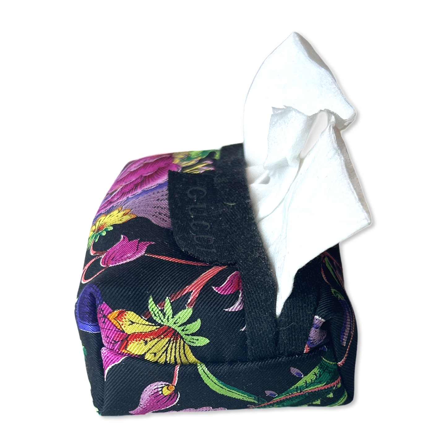 Flora Nero Vintage Scarf Travel Tissue Pouch