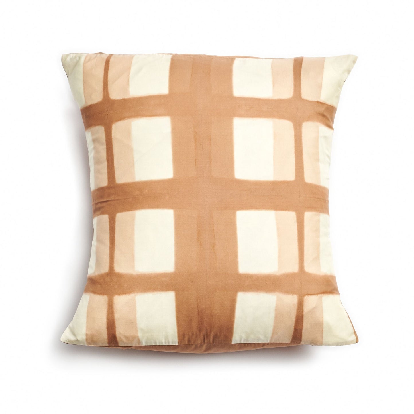 Melo Black Handcrafted Shibori Print Mulberry Silk Pillow