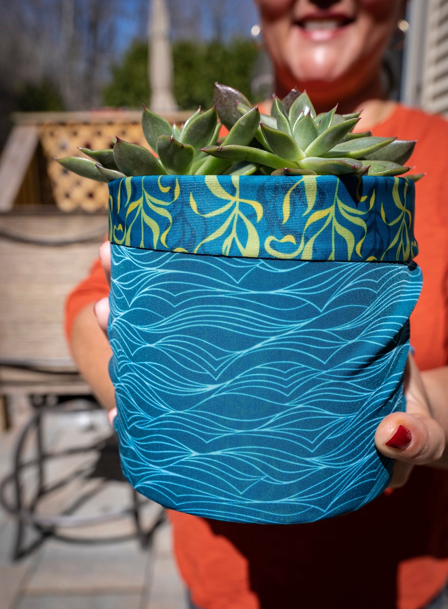 Assorted Set of 5 Reusable Cloth Furoshiki Gift Wrap | Ocean Conservation Collection