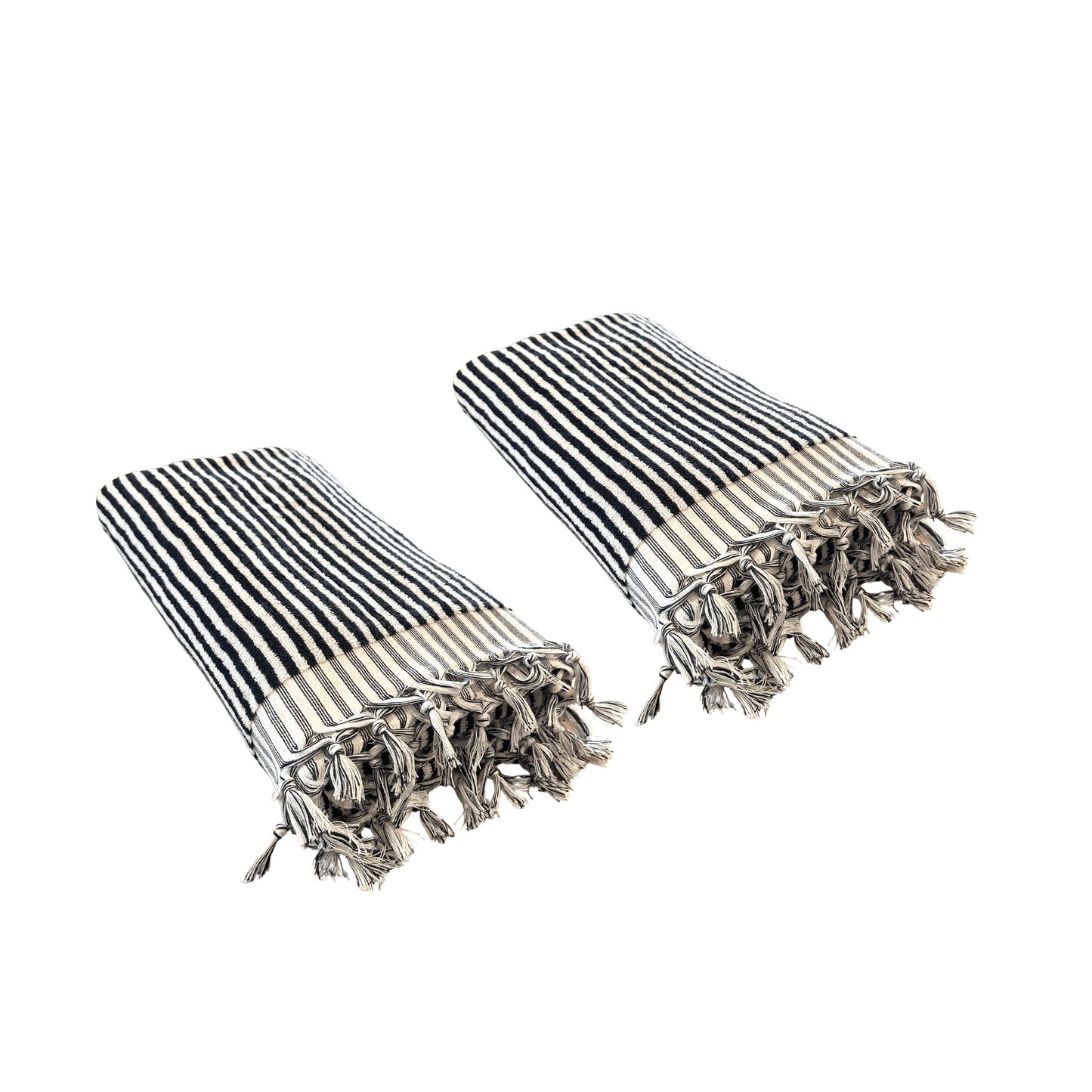 Striped Turkish Terry Hand Towel