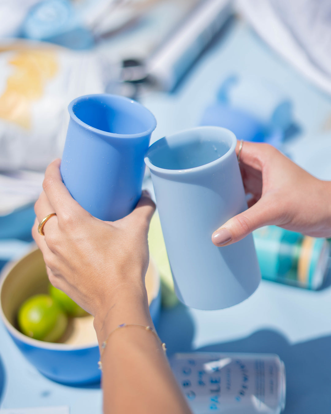 Sky + Kingfisher | Stegg | Unbreakable Highball Glasses