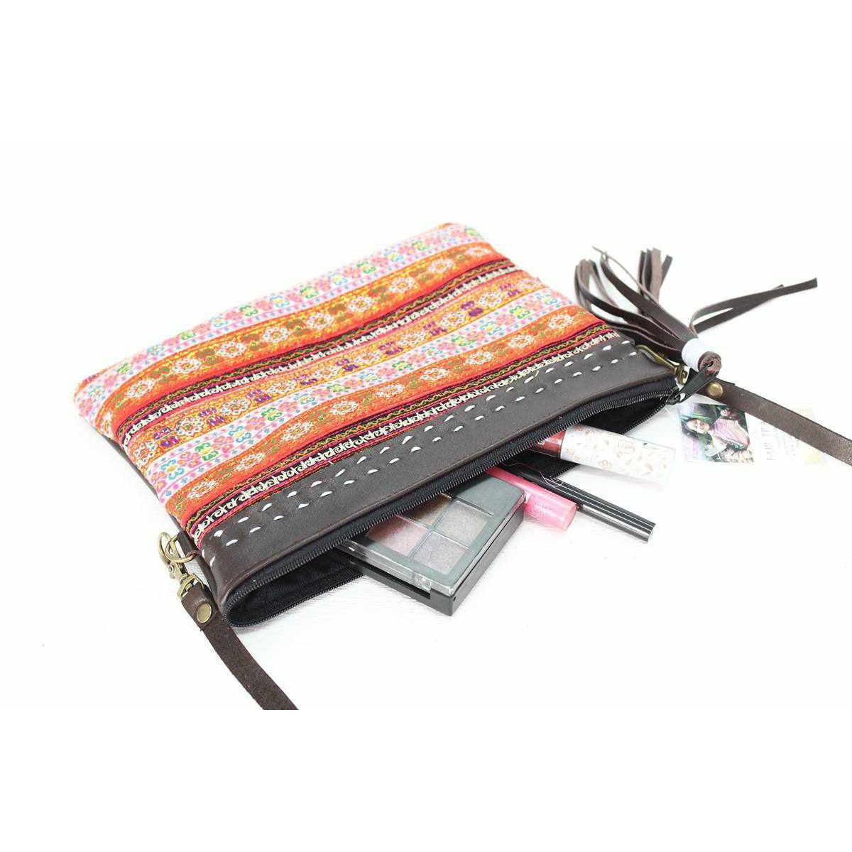 Sustainably Made Artisan Crafted Baby Carrier Cosmetic Bag- Thailand