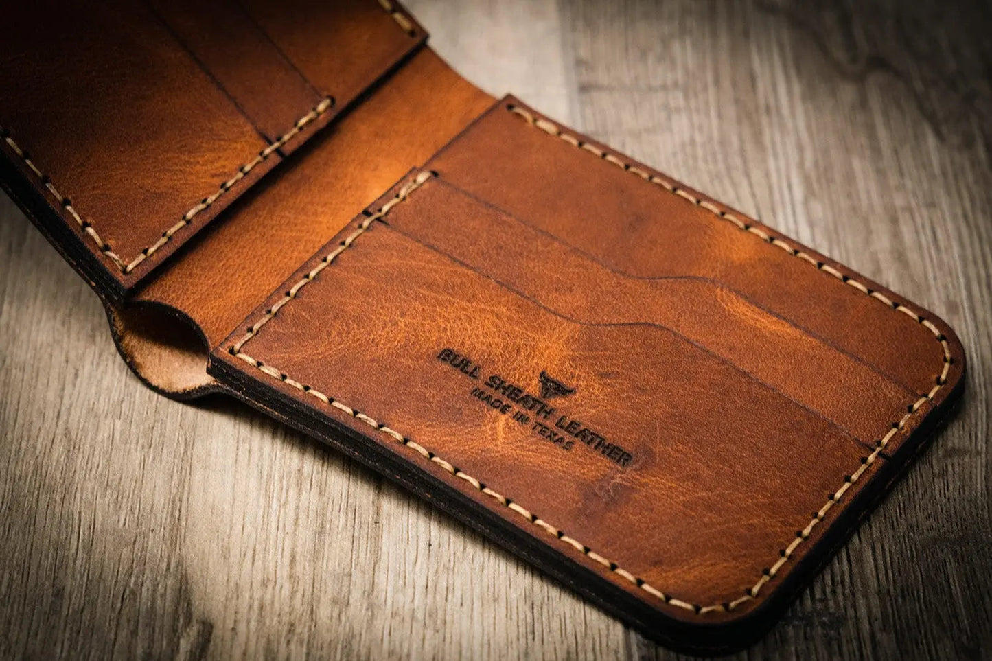 Western Bifold Wallet - Chestnut Brown