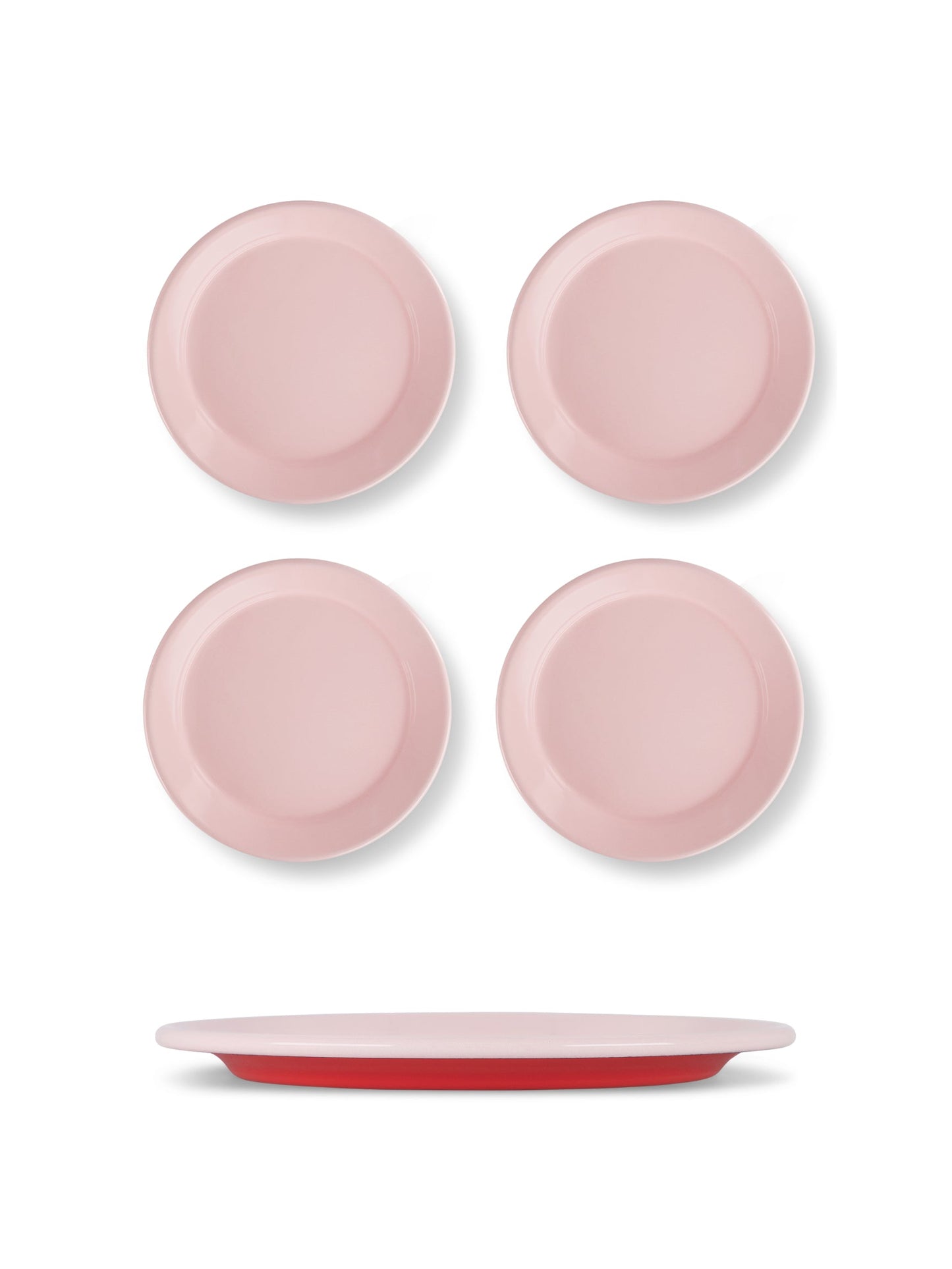 S/4 Enamel Dinner Plate - Two Tone